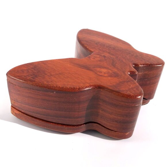 Butterfly Wood Puzzle Box Stash Box secret compartments Intarsia Jewelry Box - Picture 8 of 15